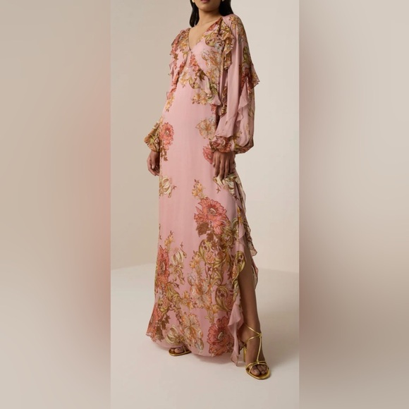 HEMANT & NANDITA Dresses & Skirts - Hemant and Nandita Sula Ruffle Dress NWT